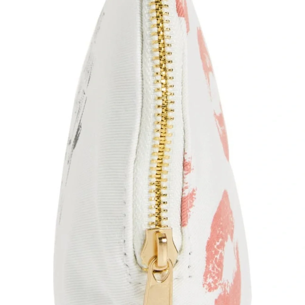 Charlotte Tilbury Pink & White Makeup Bag & Pink Pillow Talk Wardrobe Lip Set
